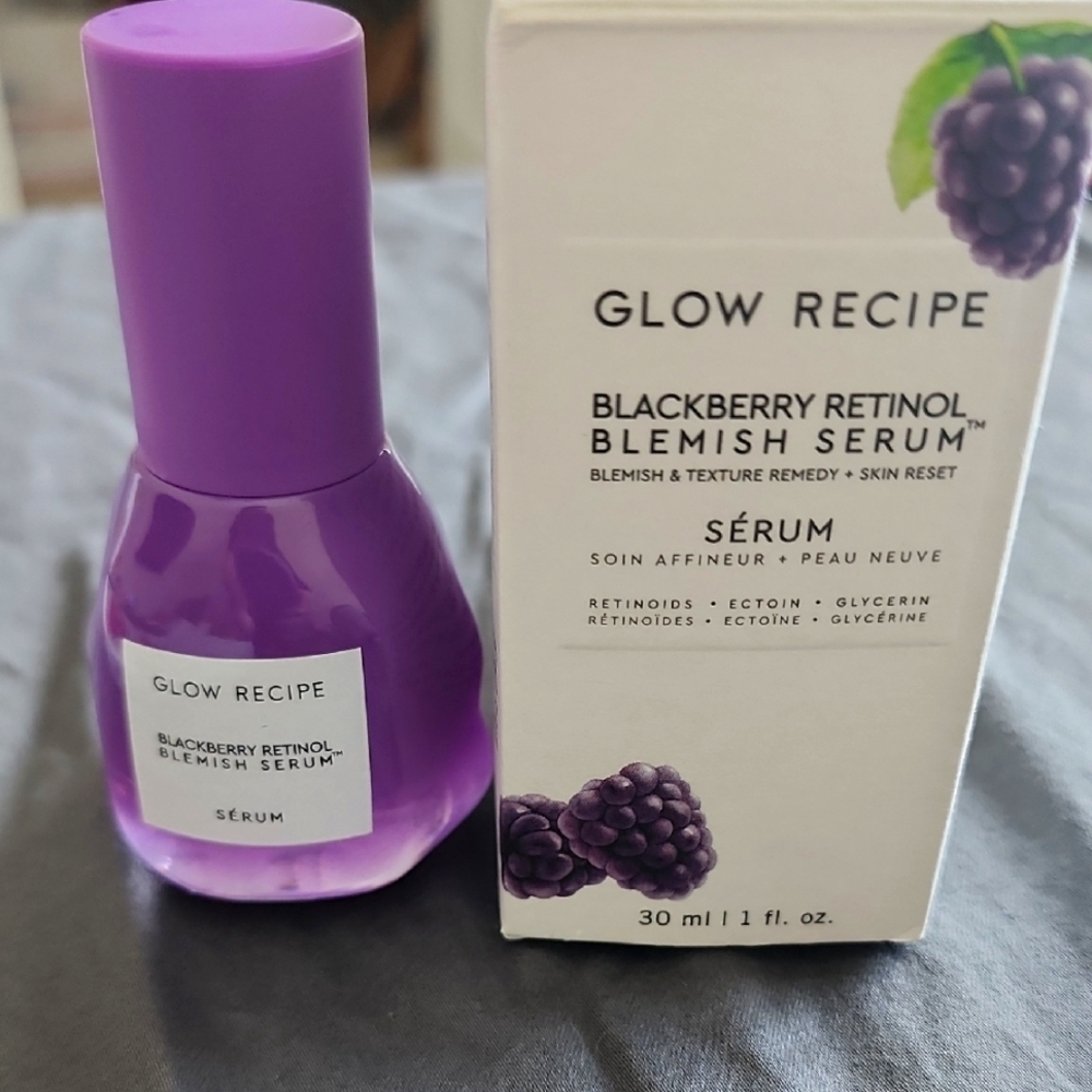 Glow Recipe Blackberry Retinol Blemish Serum New 1 Fl Oz